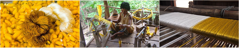 Découvrez les écharpes en soie d'Asie du Sud-Est, fabriquées de façon artisanale et authentique au Laos et au Cambodge.
