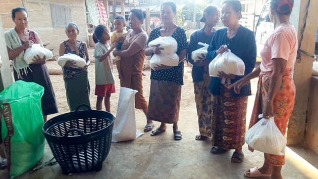 Artisanat quitable du Laos Frangipanier