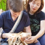 Frangipanier visite village du bambou au Laos - artisanat équitable et authentique - 17