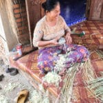 Frangipanier visite village du bambou au Laos - artisanat équitable et authentique - 4